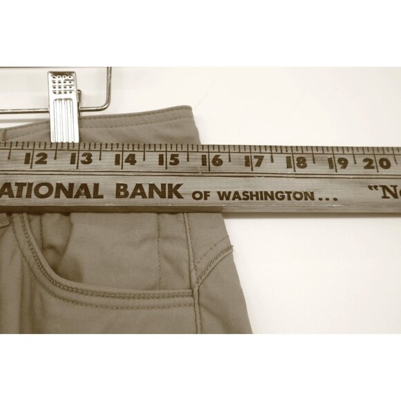 prAna Mens Khaki Outdoor Hiking Pants With Drawstring Waist Pockets Sz 32 - Picture 8 of 13